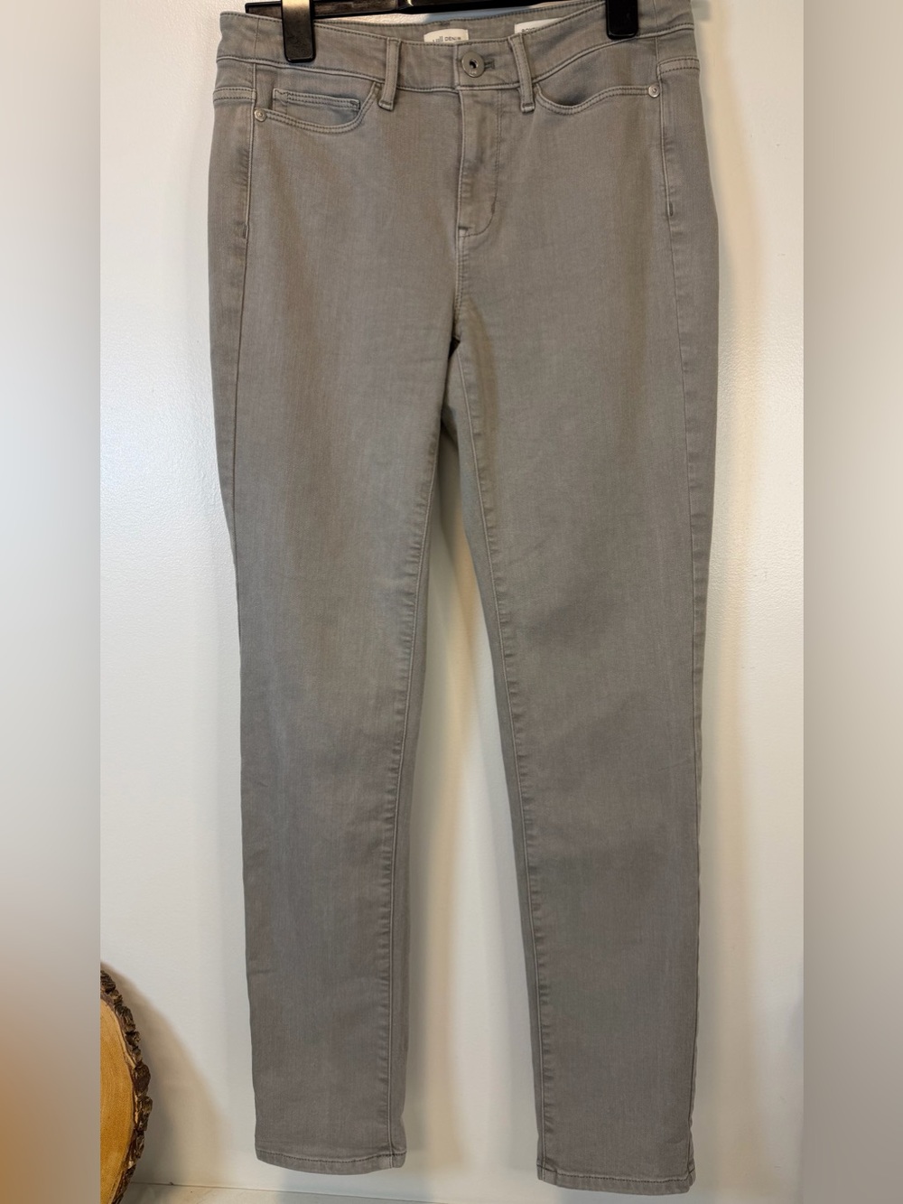 J. Jill Denim Boyfriend Straight Leg Ankle Stretch Jeans in Gray Women’s Size 4